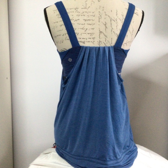 Lululemon Run: Back On Track Tank Sz 8 Limitless Blue/Wee Are From Space - Picture 7 of 16
